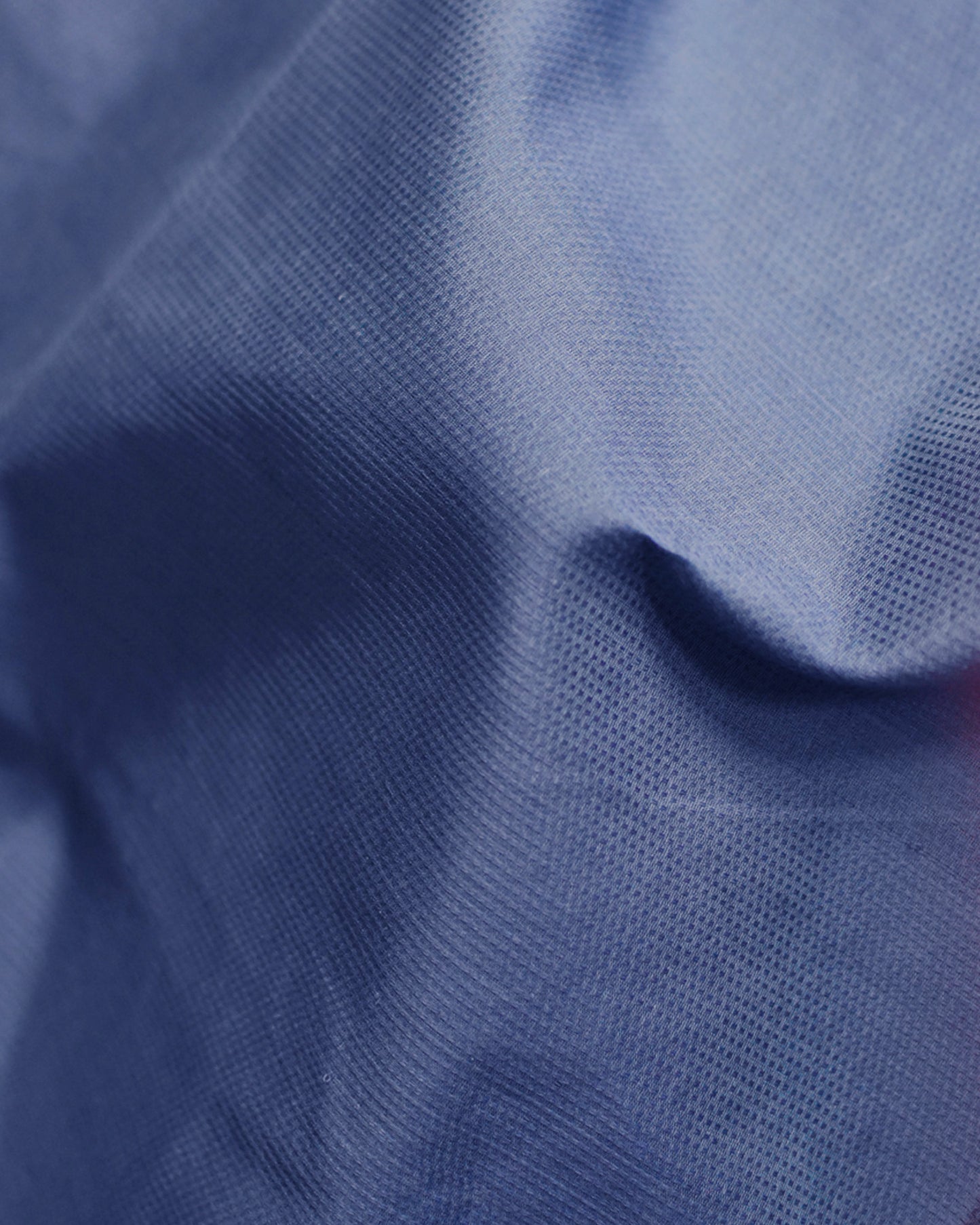 Indigo Blue - Arrowed Opulence Organic Cotton Saree