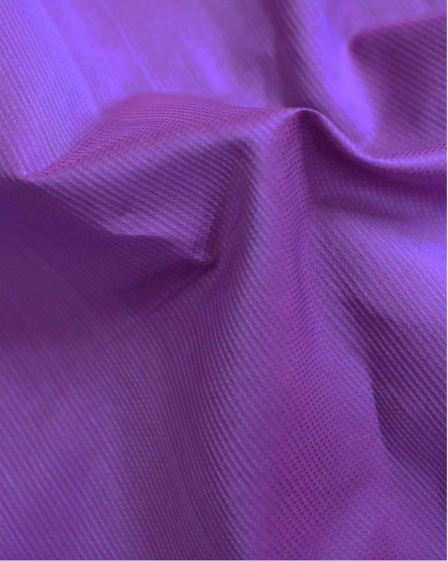 Purple - Arrowed Opulence Organic Cotton Saree