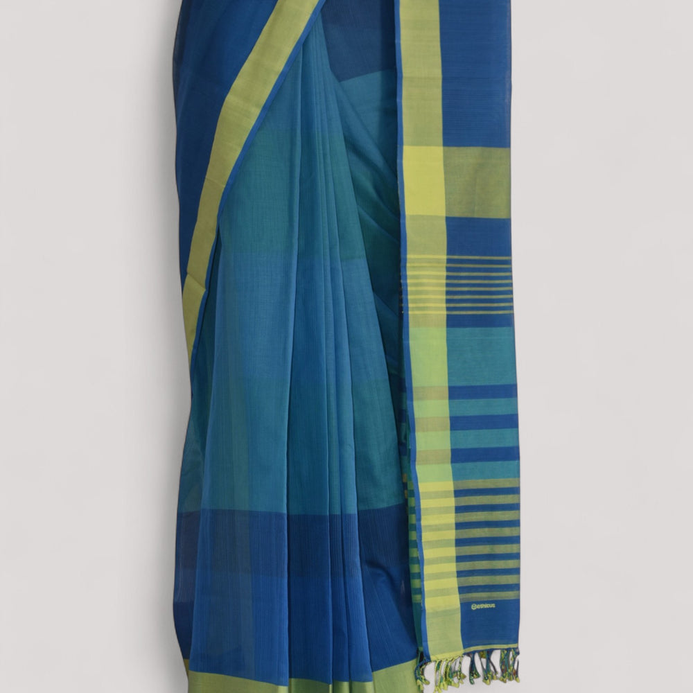 
                      
                        Blue - Classic Organic Cotton Saree
                      
                    