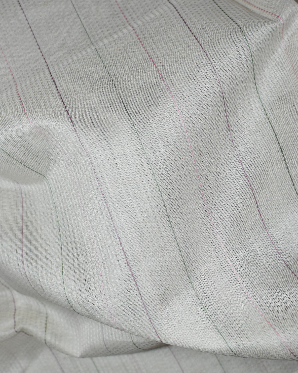 Off-White - Rectangle Quilt Organic Cotton Saree