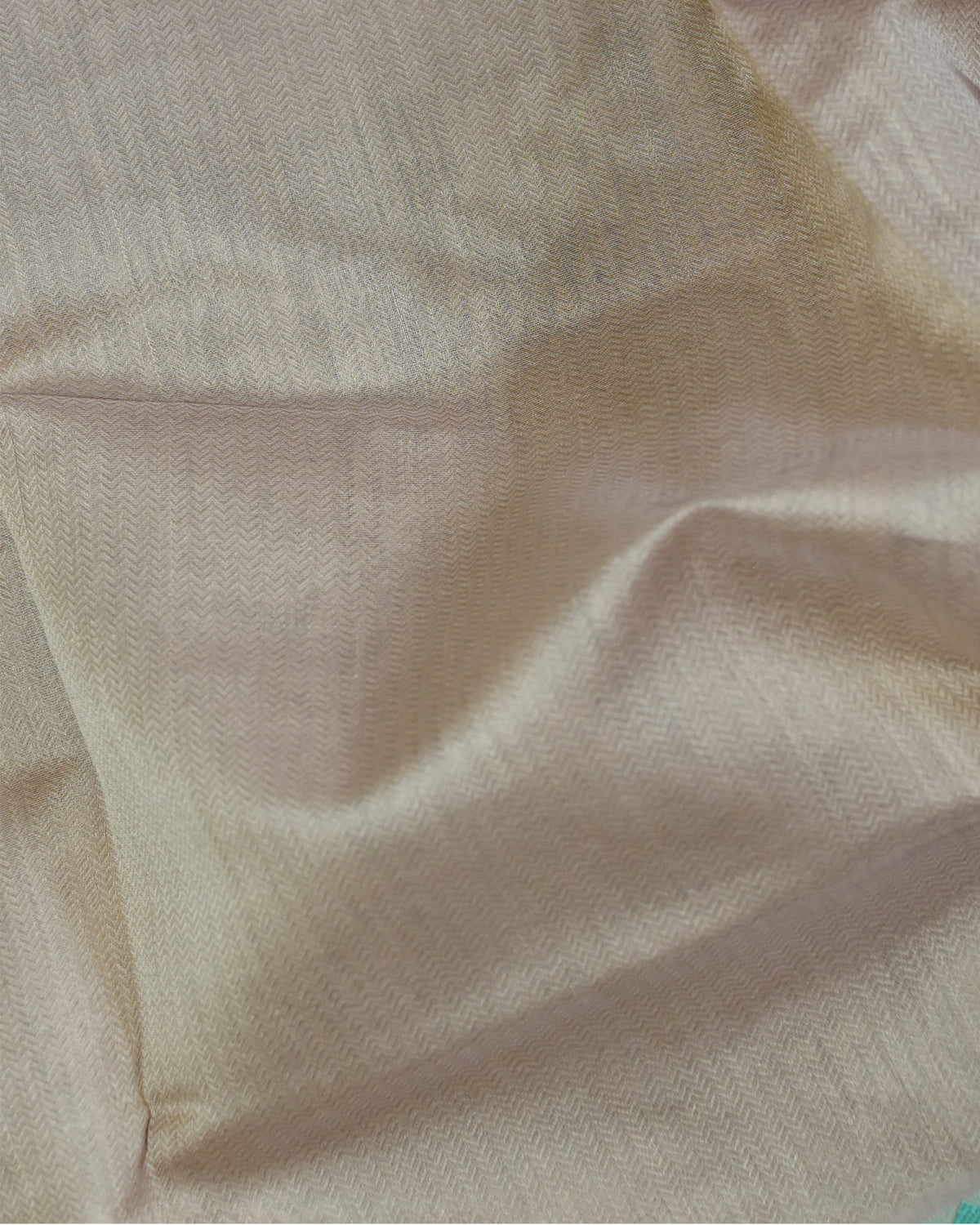 Beige - Siddhiralli Quilt Organic Cotton Saree