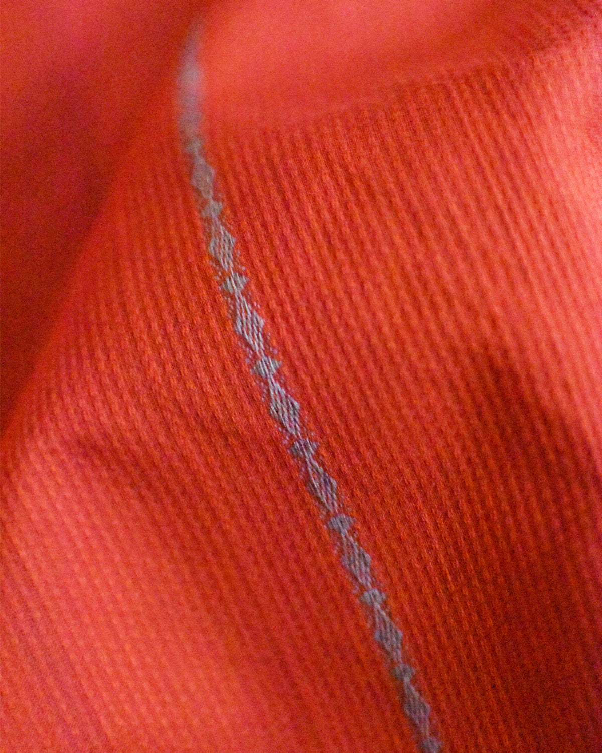 Brick Red - Jaipur Quilt Organic Cotton Saree