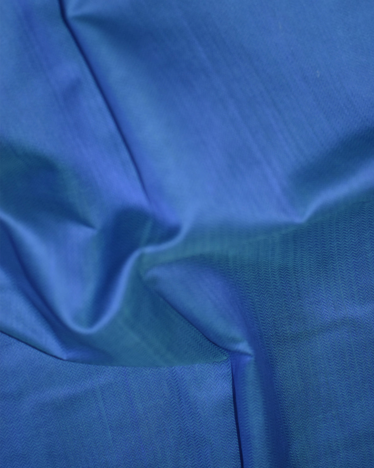 Blue - Sticks and Swirls Organic Cotton Saree